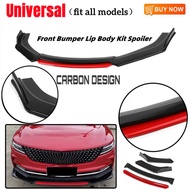 L&K(ขายดี)Universal กันชนหน้ากันชนลิปสปอยเลอร์ Chin Body Kit Protection PP Auto Car ภายนอก Aerodynam