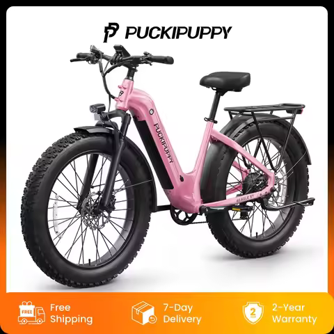 PUCKIPUPPY Beagle ST Electric Bike for Adults 960W Peak Power, Step-Through Design, 26" Fat Tire Ele