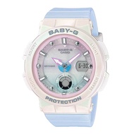 CASIO BABY-G BGA-250-7A3DR NEON ILLUMINATOR BLUE RESIN STRAP WOMEN'S WATCH