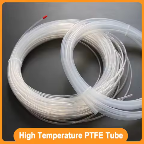 1~10m High Temperature PTFE Tube Clear 1/2/3/4/5/6/7/8/9/10mm FEP Insulated Extruder J-head Rigid Pi