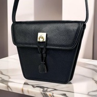 【特選貨品】-中古二手Celine黑色皮革流蘇側背孭斜單肩手袋小包