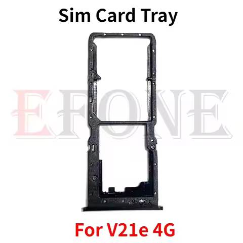 10Pcs For Vivo V21 V21s V21e 4G 5G SIM Card Tray Slot Holder Adapter Socket Repair Parts