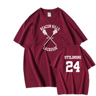 2024 Brand New Summer Beacon Hills Stilinski 24 Hip Hop Casual T Shirt Men Women Stilinski t-shirt