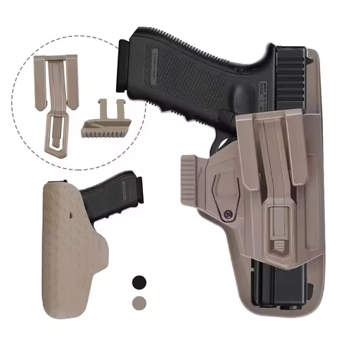 G-9 Inner Belt Pistol Holster for Glock 17 G19 G22 G23 G34 G43X G23 G26 G27 G31 Tactical Hunting Mag