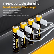 Chicnod AAA 1.5V Type‑C USB Rechargeable Li-ion Battery 814mWh, Constant Voltage, Fast Charging, Saf