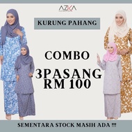 🔥 COMBO RM 100 3 PASANG 🔥 Baju Kurung English Cotton Exclusive Berpoket & Nursing Friendly by AZKA C