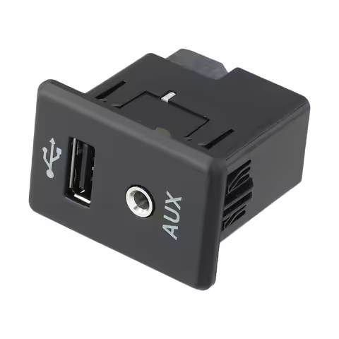 AUX Stereo Adaptor Car AUX Interface Car Audio Installation Practical Car Accessory Reliable Audio P