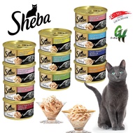 ⭐ SHEBA CAN FOOD ⭐ cat wet food Sheba Kitten Treat Pet Canned Quality 85g Grainfree Adults Cats  24 