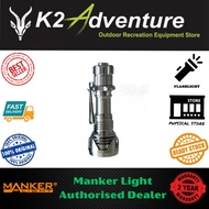 Manker Striker Mini Ti TITANIUM Osram KW CSLNM1.TG LED 635L Rechargeable Pocket Tactical Flashlight 