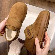 2025 Winter Fleece Lining Women's Cotton Shoes Snow Boots Women's Outer Wear Birkenstock Shoes Fur S