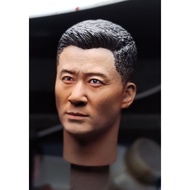 Miniature 1/6 Scale Painted/Unpainted Head Sculpt Jacky Wu Wolf Warrior (Mouth Shut) 12" Action Figu