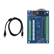 เครื่อง USB MACH3 CNC DC 12-24V 500MA 5แกน100KHz เบรคเอาท์บอร์ดการ์ดตัวควบคุมการเคลื่อนที่เรียบสำหรั