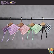 ROXULZX Checkered Cloak, Macaron Outfit Cotton Stuffed Doll Doll Clothes,  10~15cm Checkered 15cm Co