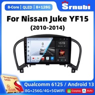Srnubi 2din Android 13 Car Radio Multimedia Video Player for Nissan Juke YF15 2010-2014 GPS Navigati