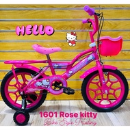 Bicycle kids / Basikal Saiz 16 Inci / 16 Inch Basikal Budak Perempuan / Umur 4-6 Tahun / Hello Kitty / READY STOCK/ 1602