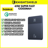 Baseus 65W 12000MAH Super Fast Charge Powerbank Blade2 Intelligent Edition Type C Cable