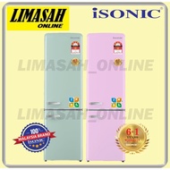 iSONIC Double Door Vintage Refrigerator IDR-BCD261LH