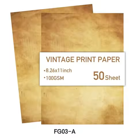 Scrapbook Craft Paper Vintage A4 Double-sided Writing Printing Paper DIY Decoration Material Station