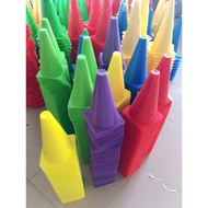 5 cones, moving pillars, 23cm round