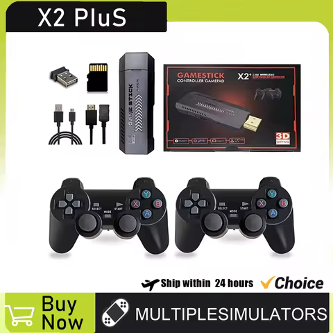 X2 Plus 256G 58000 Retro Game 4K Game player 3D HD Retro Video Game Console Wireless Controller TV 5