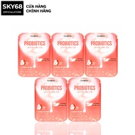 Combo 5 Mặt nạ giải cứu da tái dạo chuyên sâu Foodaholic PROBIOTICS & HYALURONIC ACID Ample Mask 23m