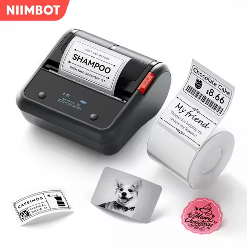 NiiMbot B3S Commercial Wireless Label Maker Supermarket Price Tag Barcode Label Printer for Clothes 