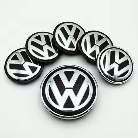 Hub Caps 4pcs 55mm 56mm 65mm Car Wheel Center Hub Caps Cover For VW Volkswagen Golf Polo Passat Tour