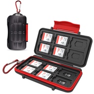 Kiorafoto Professional Water-Resistant Anti-Shock Holder Storage SD SDHC SDXC TF Memory Card Case Pr