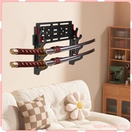 [lzdxwcke2] 4 Tier Rack Accessories Base Support Lightsaber Storage Organizer Wood Bracket Sword Hol