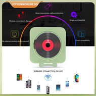 [joytownonline.sg] Wall Mounted Bluetooth-compatible Stereo Speaker Portable CD Multimedia Player