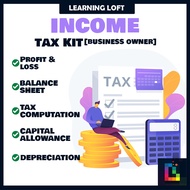 🔥Income Tax Kit for Business Owner [P&L, Balance Sheet, Tax Computation, Capital Allowance, Deprecia