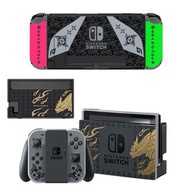 全新 Monster Hunter Rise Nintendo Switch保護貼 有趣貼紙 包主機2面+2個手掣) BYSNS0291