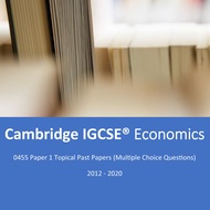 IGCSE Economics 0455 Paper 1 Topical Past Papers (Multiple Choice Questions)