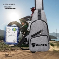 Ducati DUCATI LOGO Motorcycle Motorcycle LOGO Male Female Youth Student Chest Bag Shoulder Bag ww
