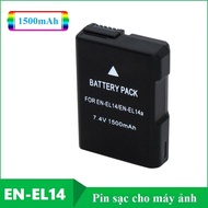 Pin máy ảnh EN-EL14 1500mAh D3500 D5100 D5200 D5300 D5500 - Pin sạc cho máy ảnh EL14 1500mAh