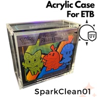 Acrylic Case for ETB Display UV Proof English Pokemon TCG Cards Elite Trainer Box