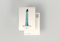 吉利環島日記明信片-台北101