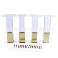 Table Legs Acrylic Plastic Frame Transparent Transparent Floating Cabinet Legs Table Legs Stand Coff