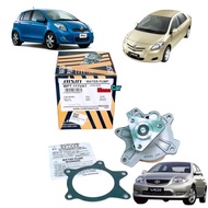 ปั๊มน้ำ AISIN Toyota VIOS 01-15  YARIS 08-12 เครื่อง 1NZ2NZFE พร้อมปะเก็นหนัง รหัส WPT-111VAT