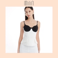 [MILIN] Fitted silhouette Build-in boning construction detail Under Bust Corset ชุดคอร์เซ็ตเว้าใต้อก