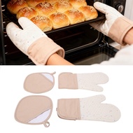floorr Yosoo Health Gear Kitchen Oven Mitts Gloves Cooking and Pot Holders Set with 2 Potholders Hea