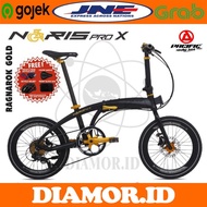 AX936 Sepeda Lipat PACIFIC NORIS PRO X 20 Inch Alloy8Rem Hidrolik