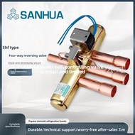 Four Way Reversing Valve SHF Injap Empat Hala Aircond 1-12HP Gegelung 220V Alat Ganti Sanhua