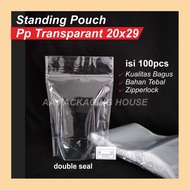 STP Standing Pouch Plastic 20x29 20 x 29 double seal | 100pcs