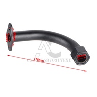 New muffler exhaust pipe for 49cc 60cc 66cc 80cc 100cc 2 stroke electric bike motorcycle exhaust pip