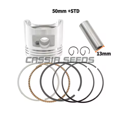 Motorcycle 50MM 13MM Piston Ring for C100 Dream 100 JD100 DY100 WIN100 100CC EGINE Spare Parts