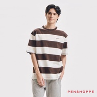 Penshoppe Relaxed Striped T-Shirt For Men [Tshirt, T shirt] T Shirt Men T Shirt For Men Men T Shirt