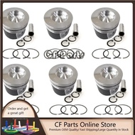 New 6 Sets STD Piston Kit With Ring 04285673 04501382 Fit For Volvo D6E Engine 98MM