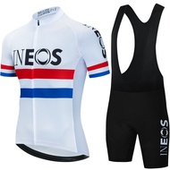 2024 New Style INEOS Summer Cycling Jersey Quick-Drying Short-Sleeved Suit Road Bike Breathable Cycl
