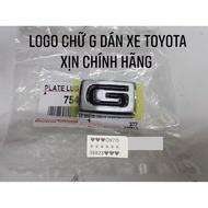 Genuine GENUINE TOYOTA VIOS COROLLA ALTIS CAMRY G LOGO 75444-02131